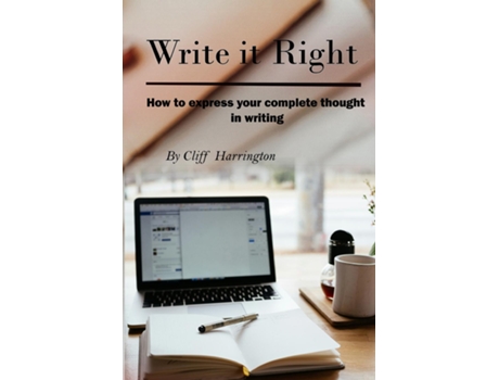 Livro Write it Right de Cliff Harrington (Inglês)