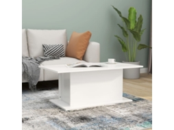 Vidaxl Mesa De Centro 102x55,5x40 Cm Derivados De Madeira Branco