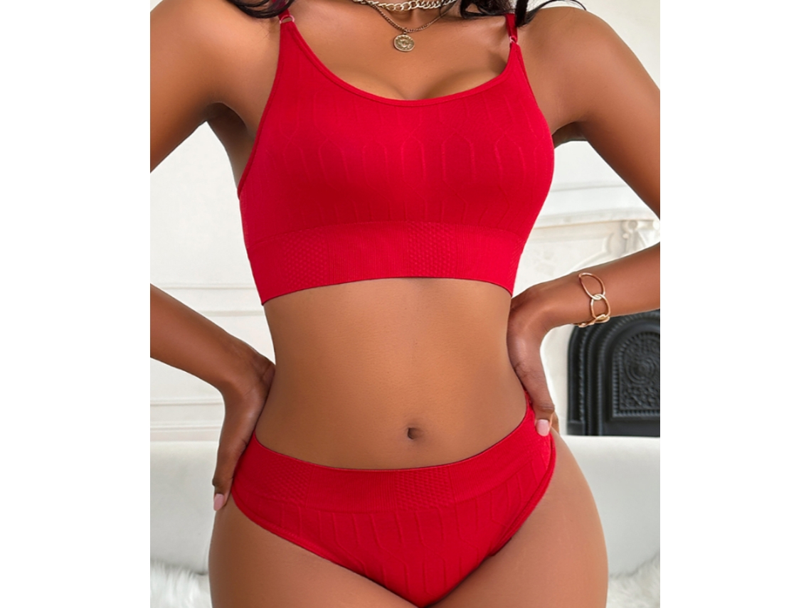 Lingerie de Cintura Alta LAXISCREED para Levantar o Bumbum com Alças Finas