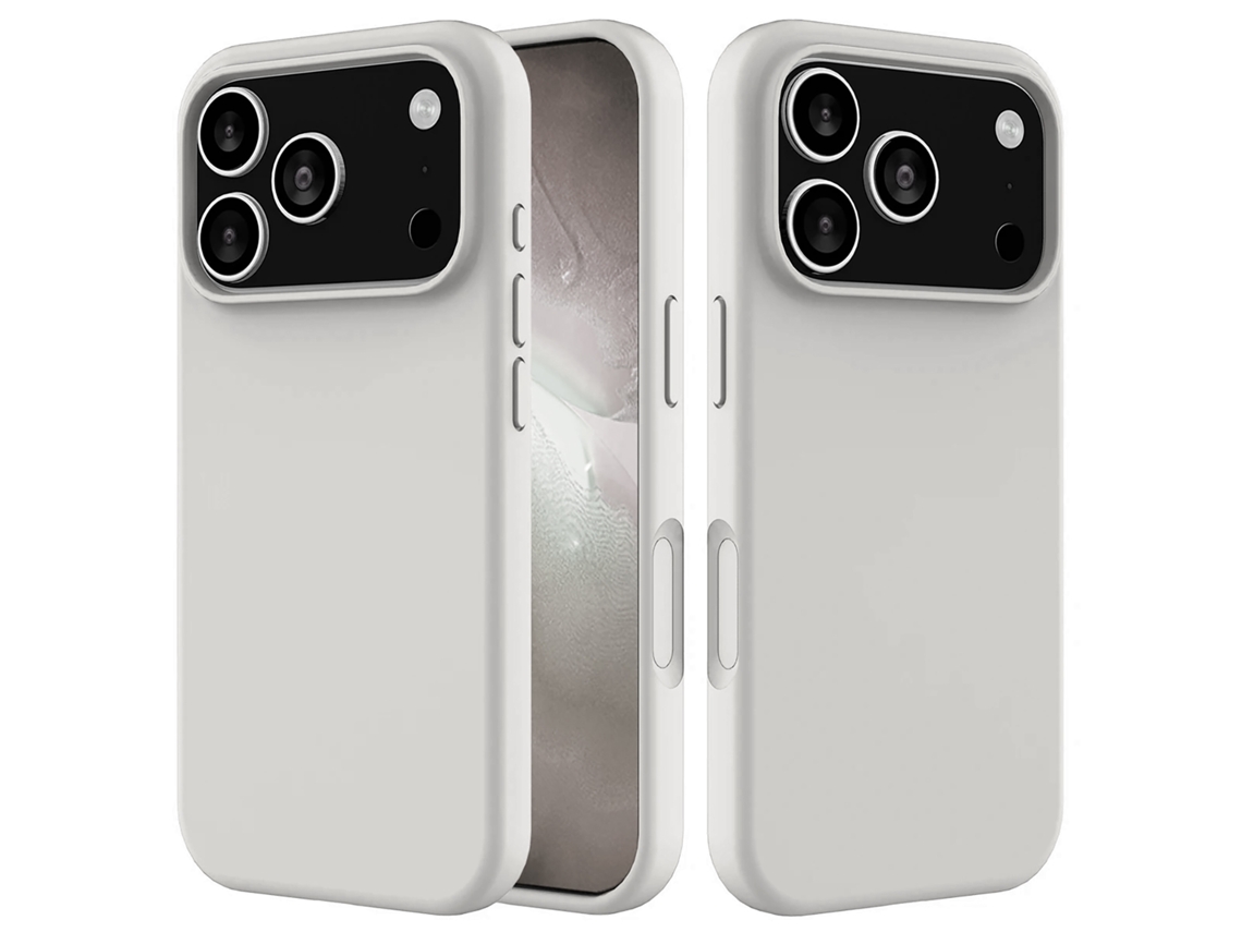 Capa De Silicone Para Iphone 17 Pro Max Proteção Luxuosa E Toque Suave E Sedoso.