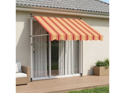 Vidaxl Toldo Retrátil Manual Multicolor 400 X 115 X 300 Cm