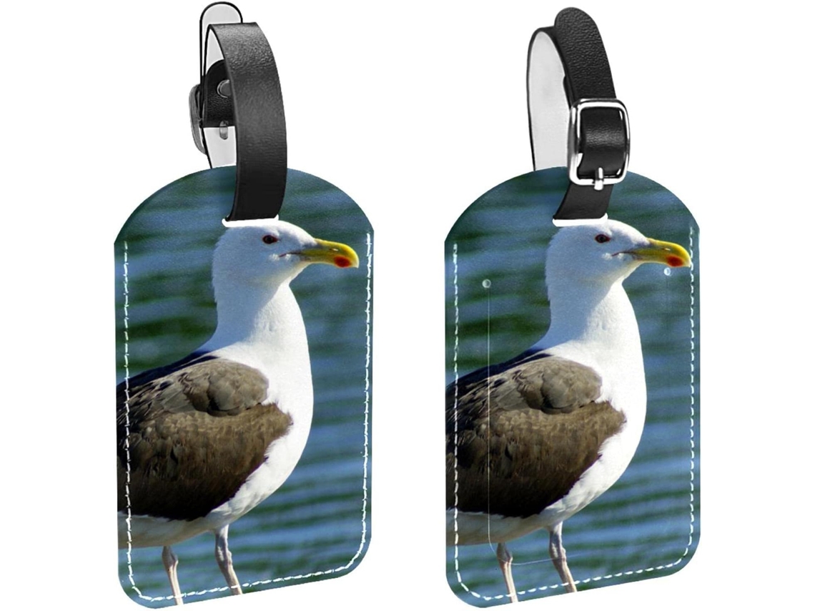 Kit Com 2 Etiquetas De Identificação Bagagem Stockvault Seagull Evitar A Perda Malas E Bagagens