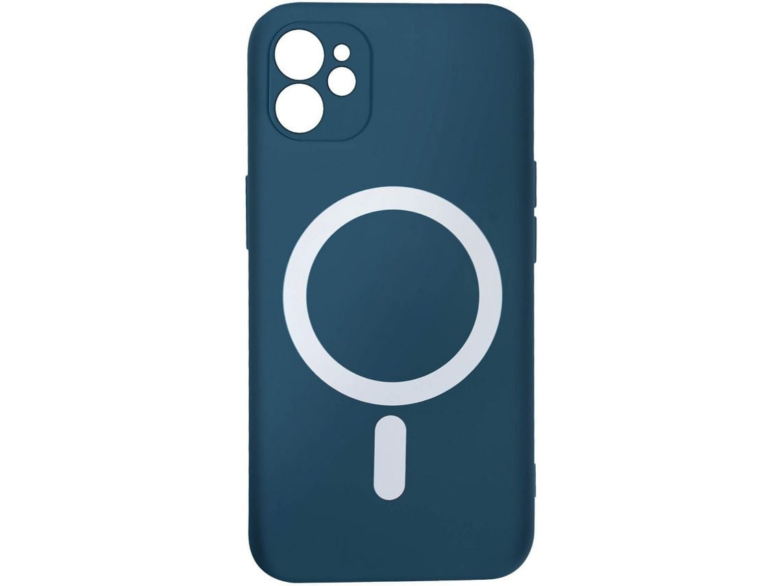 Capa Magsafe Soft Touch Bordas Elevadas Para Yemaesre Azul