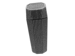 Portátil Lixeira Branca Em Abs Para Carro Con Brilhantes Strass, Design Exclusivo.