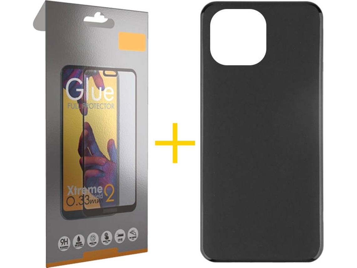 Capa e Película Apple iPhone 13 Pro SKYHE Liso Preto
