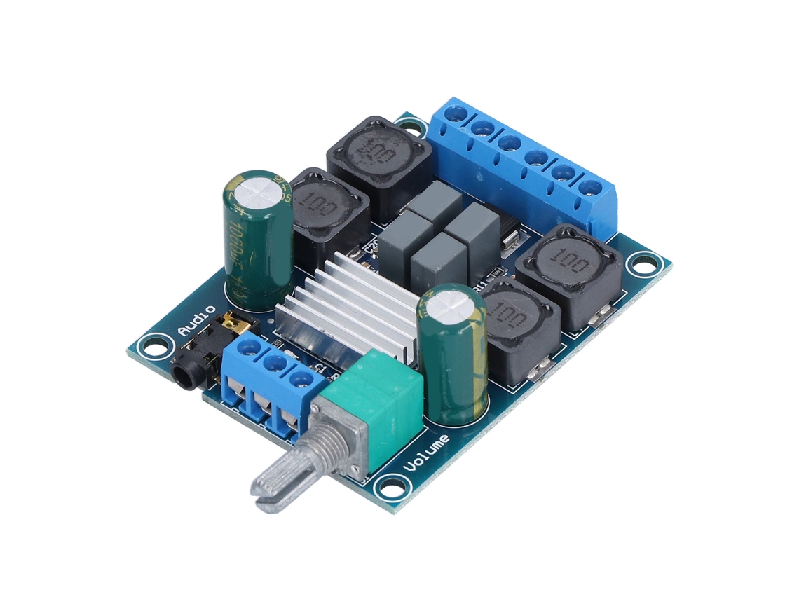 Placa De Amplificador De Áudio Digital Dual Channel: Baixo Calor, Eficiente E Durável