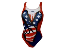 Fato de banho para Mulher TURBO Victory Pro Resist Multicor para Natação (XXXXL)