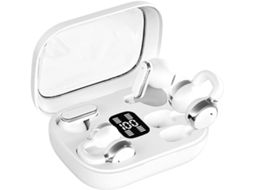 Fones De Ouvido Intra Auriculares Com Cancelamento Ruído, À Prova D Água, Com Visor De Led E Longa Duração Da Bateria