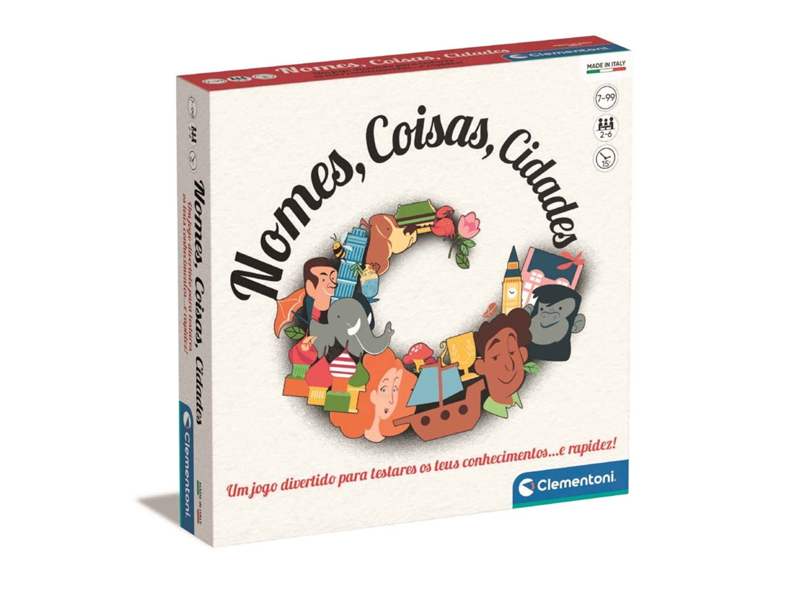 Clementoni - Jogo Nomes, Coisas, Cidades