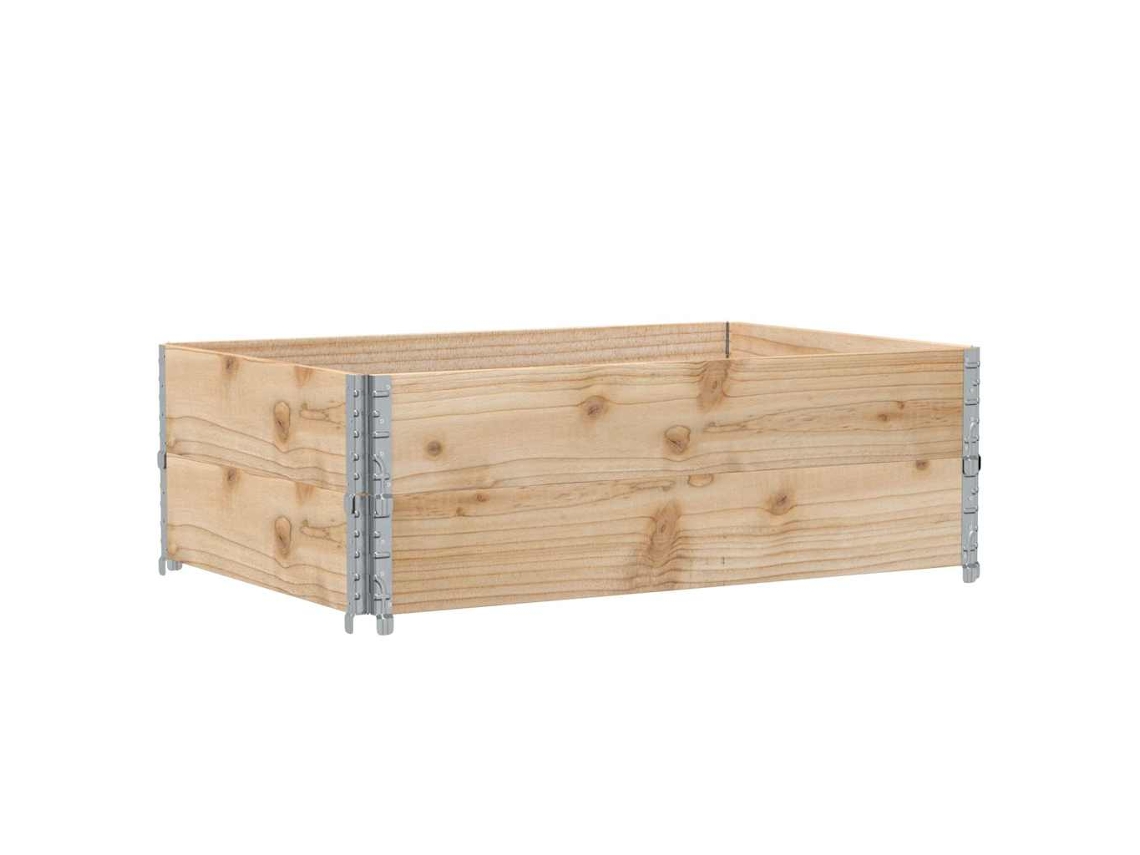 Pallet Collar, Pallet Collars Vidaxl Marrom Madeira (120 X 80 Cm)