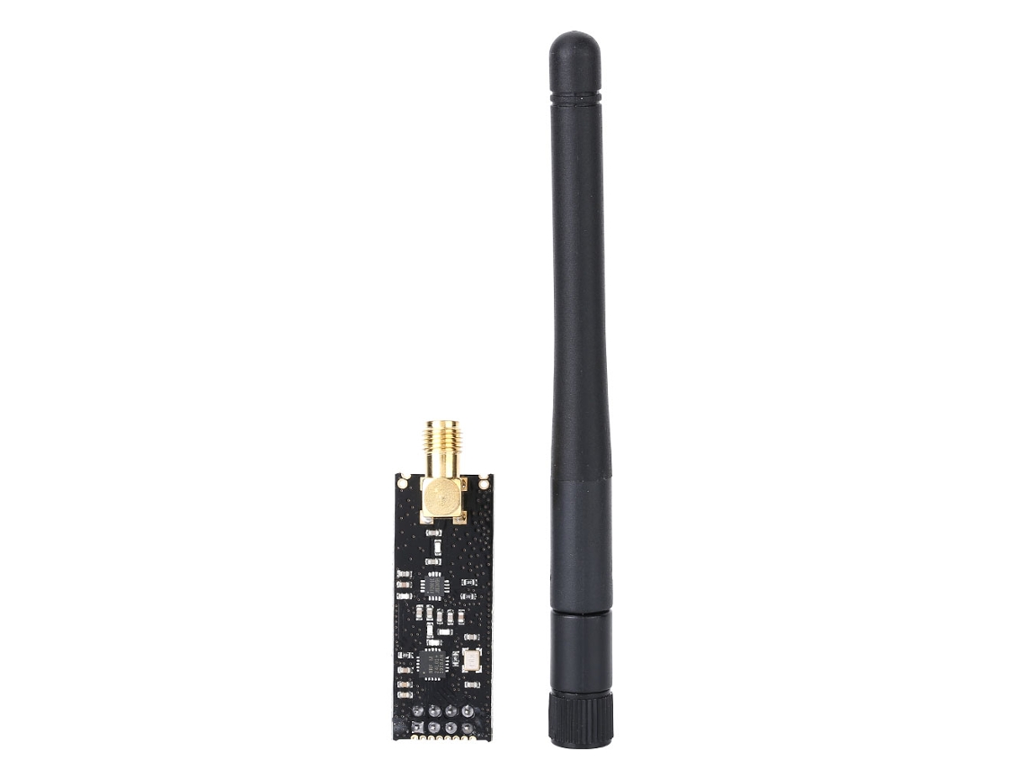 Módulo Transceptor Sem Fio 2.4g Nrf24l01+pa+lna 1100m com Antena Sma