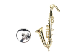 Saxofone Mini Para Casa De Bonecas 1:6 Instrumento Musical Miniatura Exquisito Com Base Brinquedo Decoração Presente Para Crianças