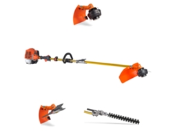 Monster 620 - Roçadora Multifuncional 3 Em 1 A Gasolina Com Motor 2 Tempos, Disco 3d, Cabeça Tap & Go E Aparador De Sebes
