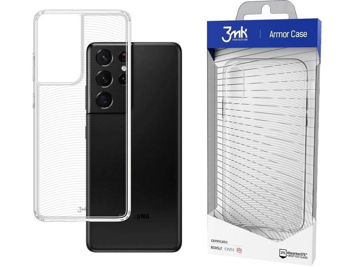 Capa Samsung Galaxy S21 Ultra 5G 3MK Lisa (Transparente)