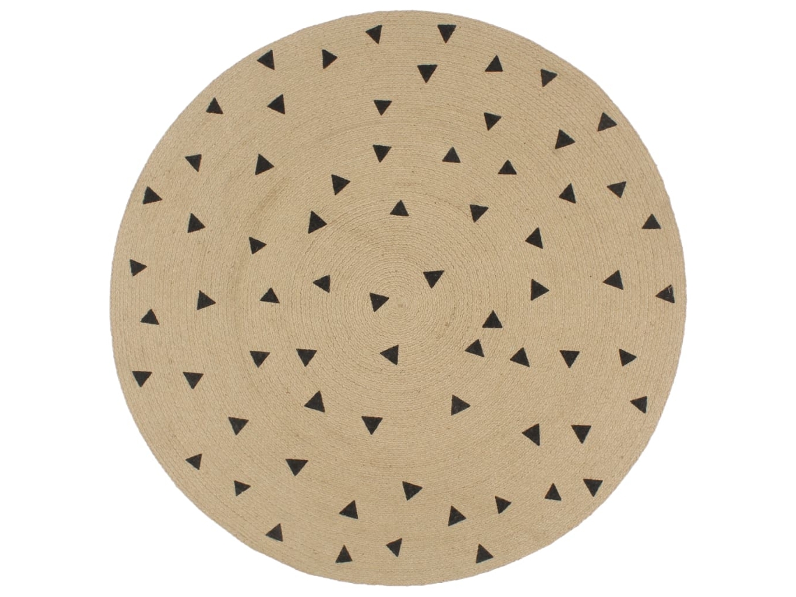 Area Rug, Area Rugs Vidaxl Preto Juta (n/a)