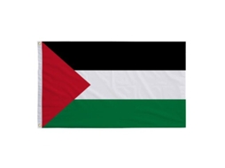 Fasst bandeira Nacional da Palestina Yafun 90x150cm 210d Oxford com Reforço de Quatro Fios e Agulhas Superiores e Inferiores