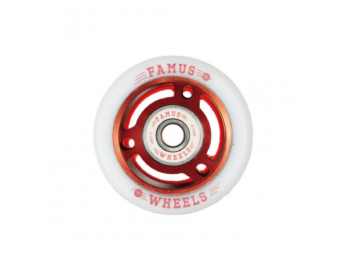 Conjunto de 8 Rodas de Rolos FAMUS WHEELS 92A