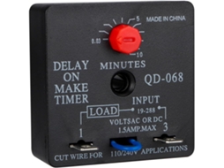 Qd-068 Temporizador De Atraso Ajustável 0 03 A 10 Minutos 1 Unidade