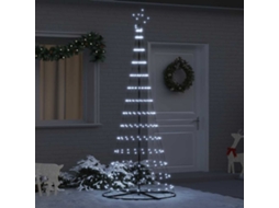 Vidaxl Árvore De Natal Led Branco Frio 250 Cm Metal
