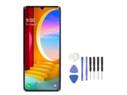Tela Lcd Com Touch E Digitalizador Oled Para Velvet 5g Rosa Com Leitor De Impressão Digital