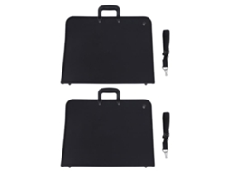 HURRISE 2 Peças Bolsa de Desenho À Prova D'Água Bolsa de Arte de Grande Capacidade com Alça Resistente Bolsa de Esboço Para