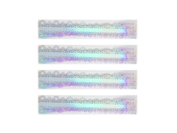 Autocolantes de Flores Holográficas 40 Pcs Transparentes e Impermeáveis NEVEANCE