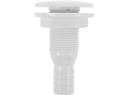Válvula De Drenagem Para Barco, Plástico Branco, Polegadas, Válvula De Drenagem Resistente À Corrosão