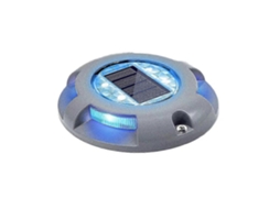 Omni luzes Solares para Exterior Jardim Impermeáveis Ip68 Led para Caminho Entrada Pátio Resistentes a 20 Toneladas Azul
