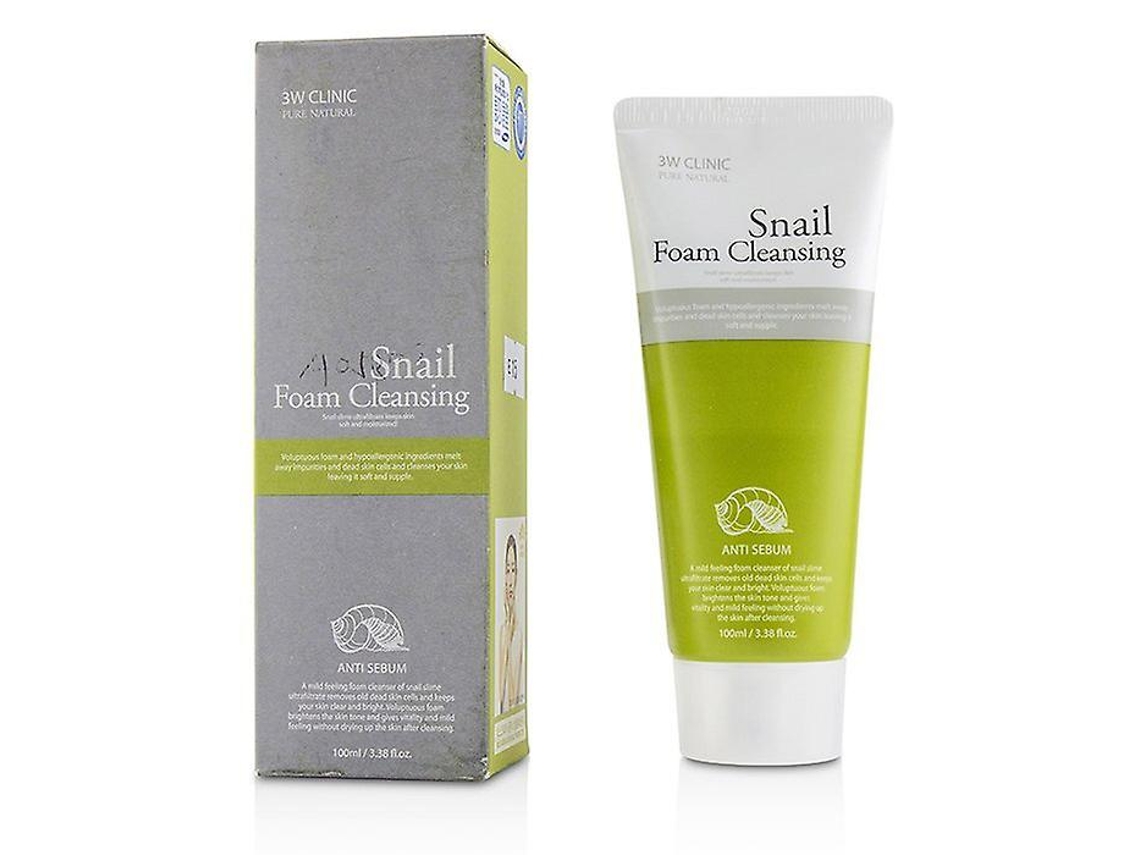 Espuma De Limpeza 3w Snail Clinic 100ml/3,38 Oz