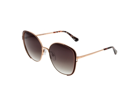 Óculos De Sol De Mulher Bulget Dourado