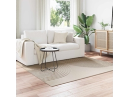 Vidaxl Tapete Interno Galati Bege 200 X 200 Cm Poliéster
