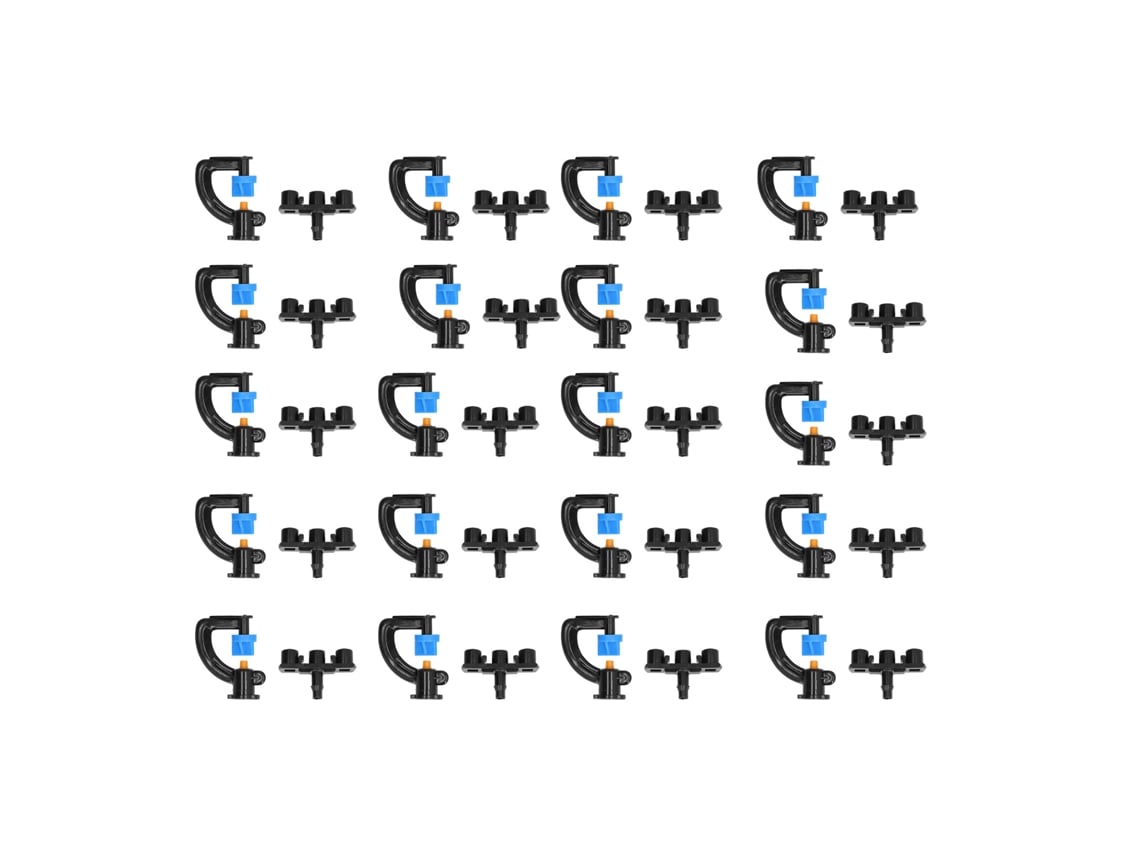20 Conjunto Bicos Micro Rotativos De Refração Tipo G Para Irrigação