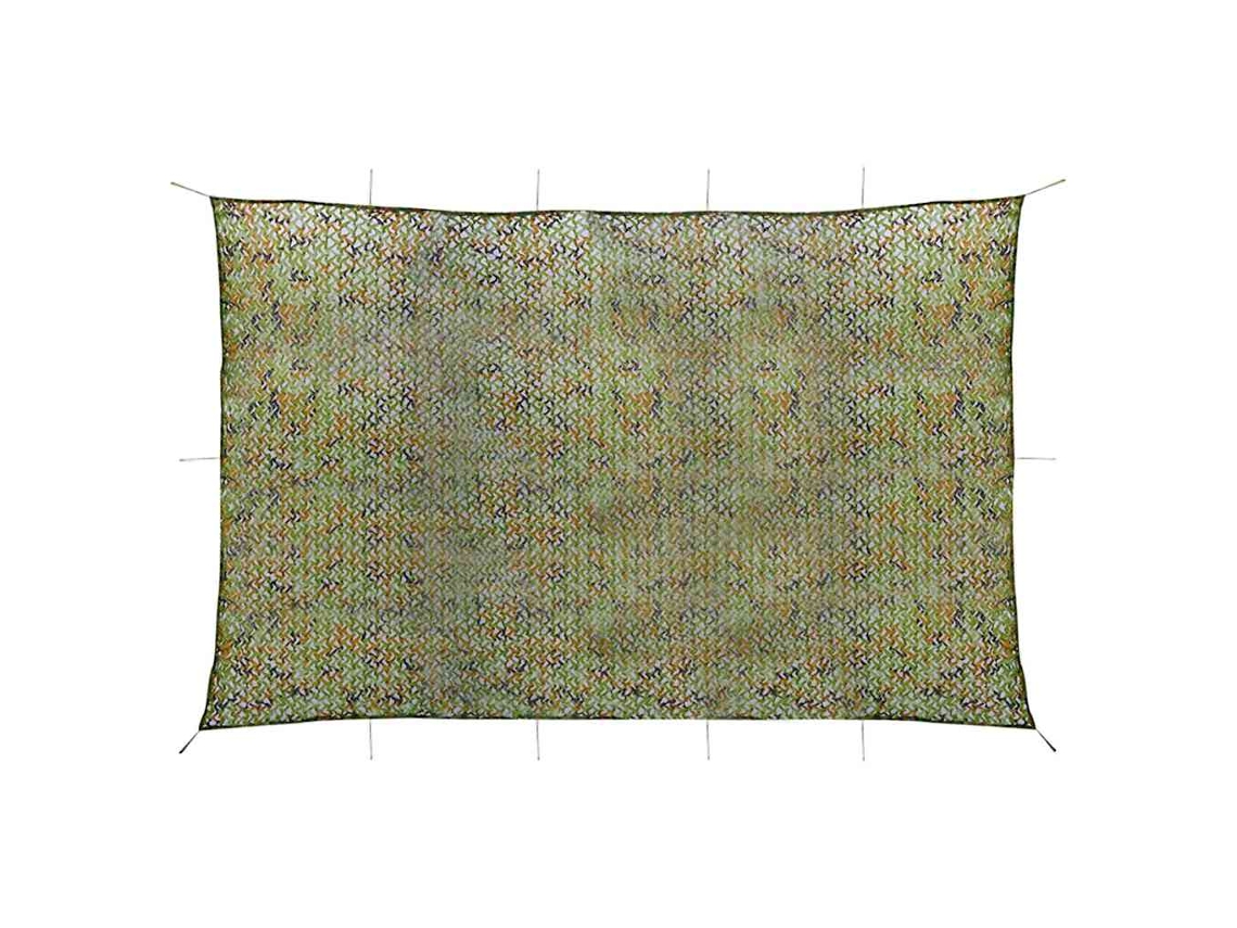 Rede De Camuflagem Vidaxl Verde Tecido (700 X 600 Cm)