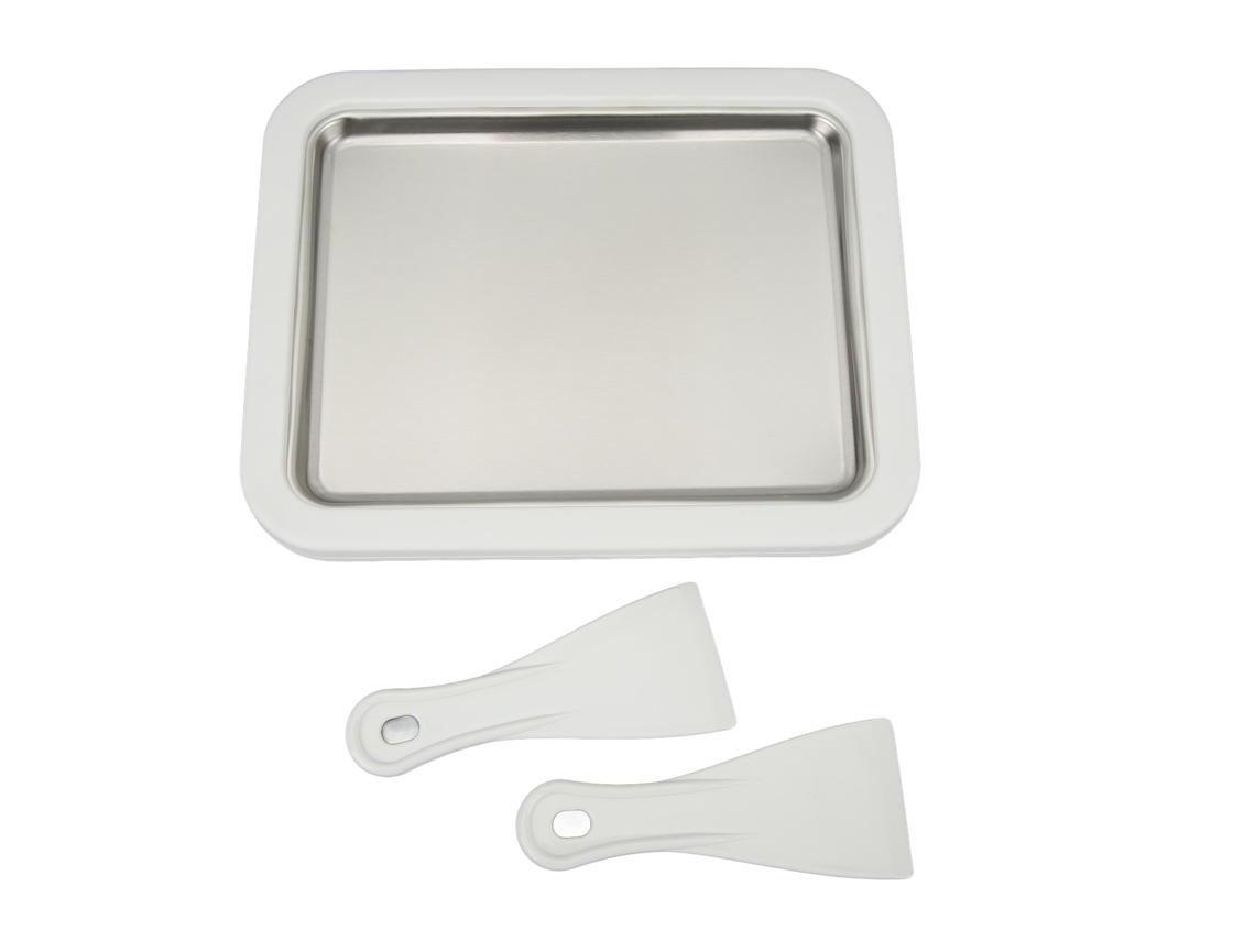 Máquina de Sorvete Rolado Aço Inoxidável 26x21x3.2cm S/MARCA