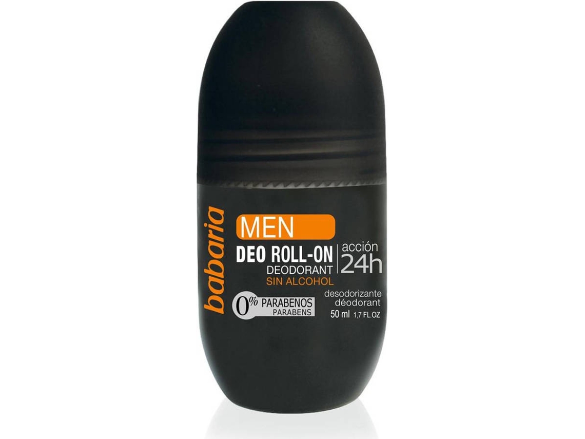Desodorizante BABARIA Men Roll On  Acao 24H (50 ml)