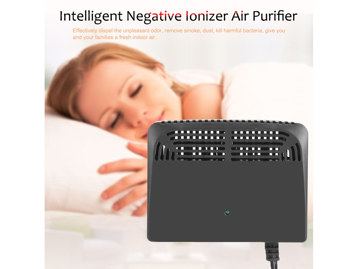 Purificador de Ar com Gerador de Íons Negativos para Casa e Carro LAXISCREED