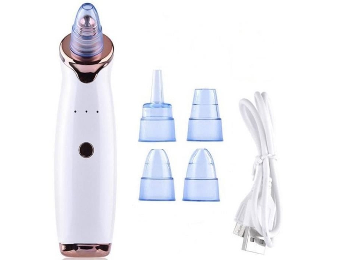 Removedor de Cravo Facial Elétrico de Cor Branca Removedor de Acne Sem Ponto de Vácuo