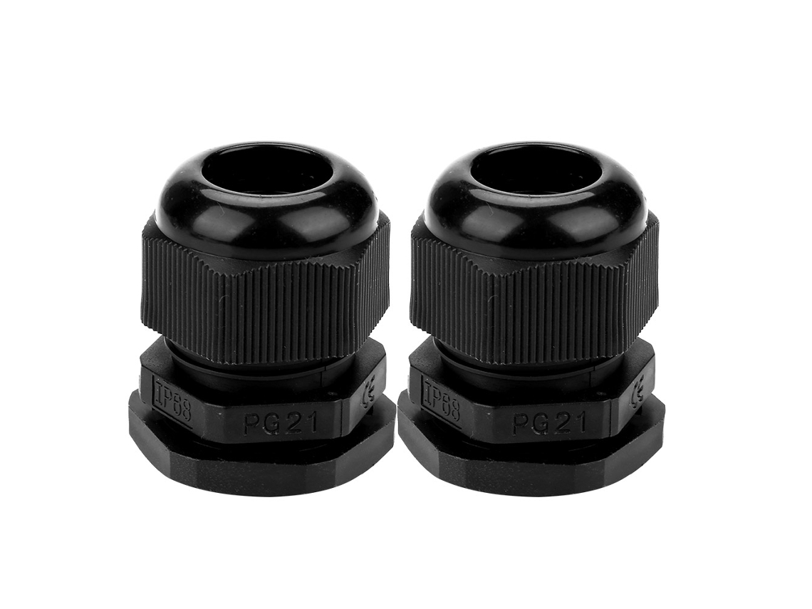 Laxiscreed Garras De Borracha Ip68 À Prova De Água Para Cabos De Nylon Preto