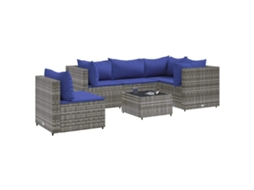 Garden Lounge Set, Garden Lounge Sets Vidaxl Cinzeto Rattan / Vime (n/a)