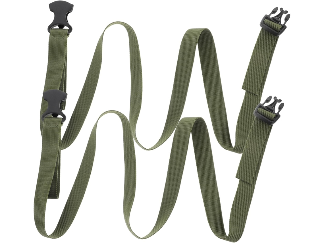 Conjunto De 2 Cintas Nylon Ajustáveis Bagagem, Versáteis Malas E Mochilas, Acessórios De Viagem Leves E