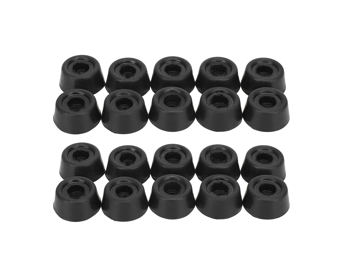 20pcs Capa De Proteção Em Borracha Para Fim De Varinha De Bilhar E Sinuca Durável