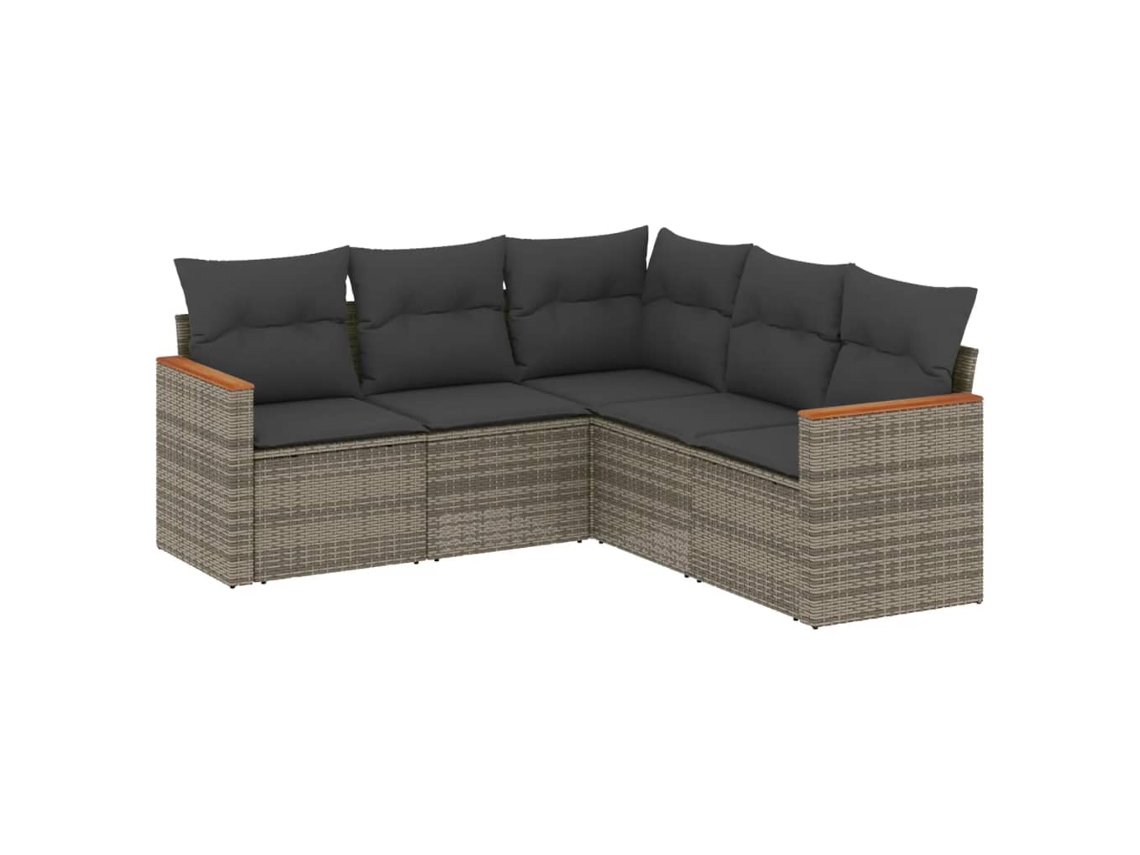 Garden Sofa Set, Garden Sofa Sets Vidaxl Cinzeto Rattan / Vime (n/a)