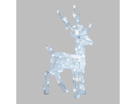 Rena 3d H65cm Acrílico Suave 80 Led Branco Ø5mm Lotti