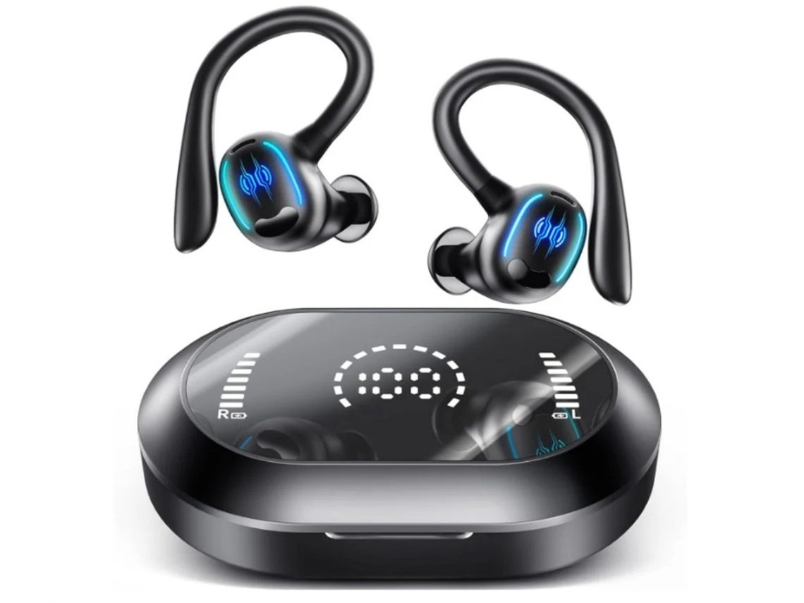 Auriculares Intra Sem Led Bestvite Tecido Bluetooth À Prova De Água Preto