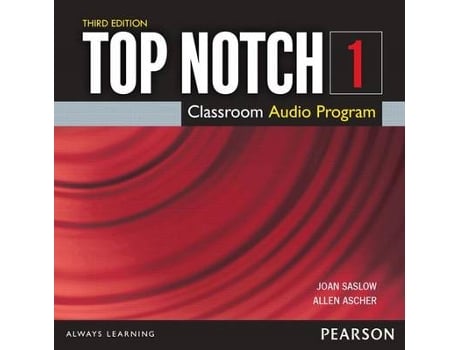 Livro TOP NOTCH 1 3/E CLASS AUDIO CD 392814 de Joan Saslow e Allen Ascher (Inglês)