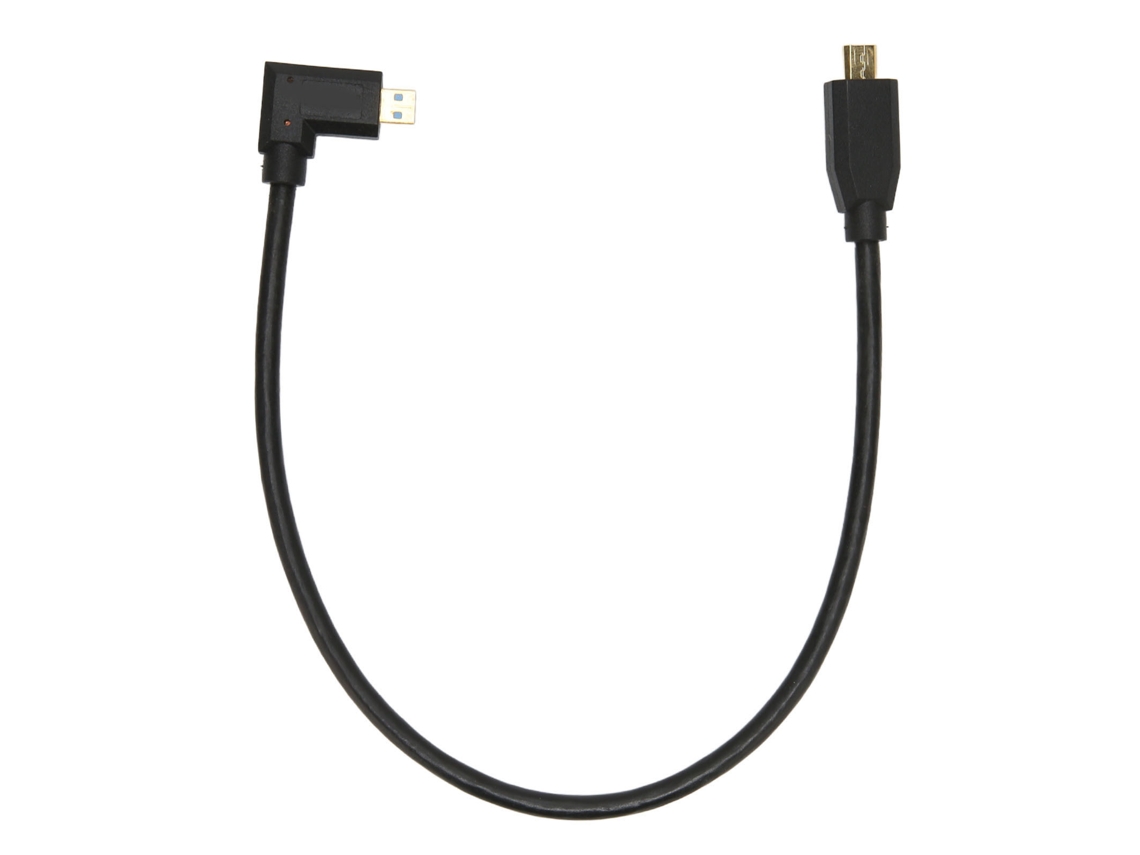 Aetheria cabo de Interface Multimídia Hd Micro Macho para Macho 8k 60hz Od4.0mm Right Elbow