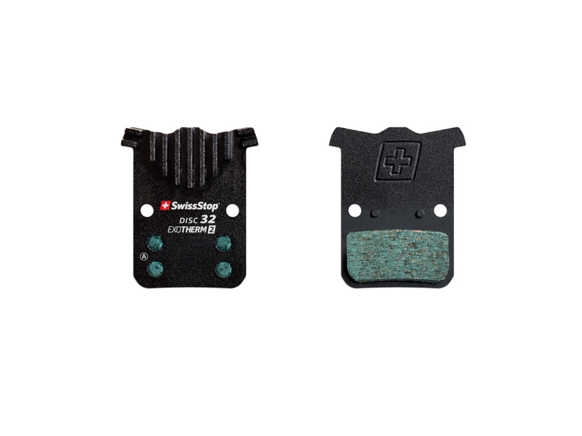 Conjunto de pastilhas de travão com barbatanas de aço SWISSSTOP Disc 32 Exothe2 Ref.Sram