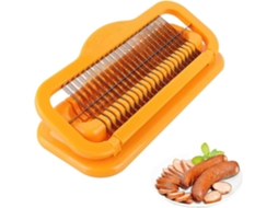 Cortador De Salsicha, Cortador De Banana De Aço Inoxidável Durável, Cortador Multifuncional Para Presunto, Salsicha E Linguiça. Everley891