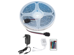 2026 tira Led 300led 5m Impermeável Rgb Flexível Regulável para Decoração Exterior