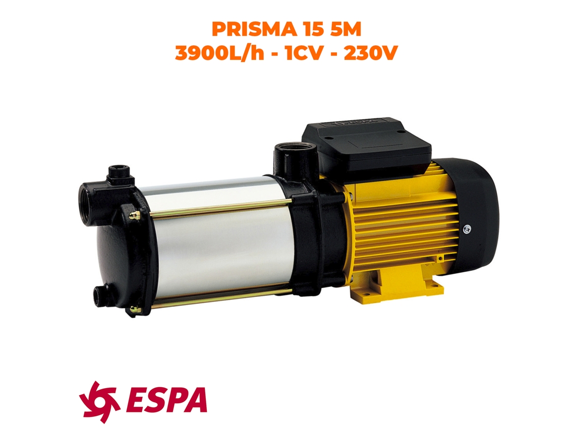 Bomba centrífuga multiestágio horizontal ESPA - Modelo PRISMA 15 5M